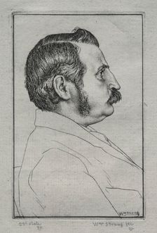 Henry Austin Dobson, No. 2, 1894. Creator: William Strang (British, 1859-1921)