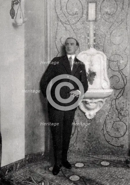 Henry Bataille, French dramatist and poet, 1913. Artist: Unknown