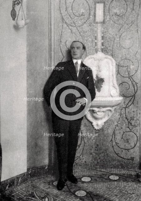 Henry Bataille, French dramatist and poet, 1913. Artist: Unknown