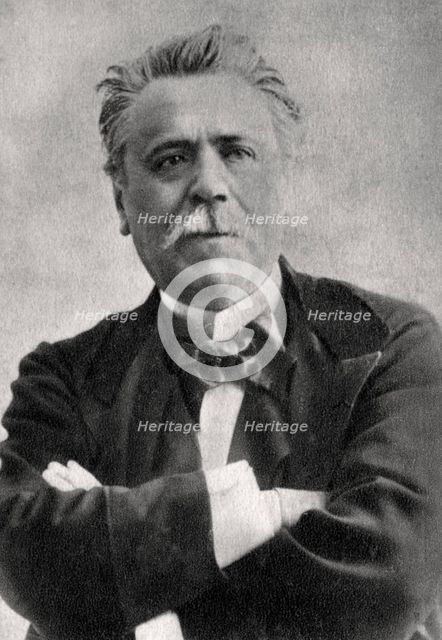 Henry Becque, French dramatist, 1899. Artist: Unknown
