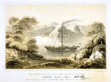 Henry Bell's steam boat Comet of 1811, (1856). Creator: Anon