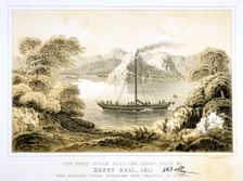 Henry Bell's steam boat Comet of 1811, (1856). Creator: Anon
