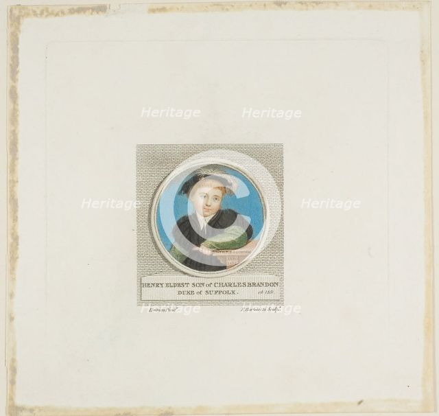 Henry Brandon, published March 26, 1798. Creator: Francesco Bartolozzi.