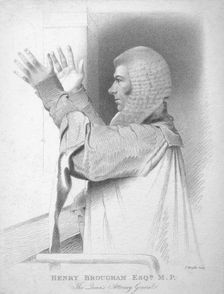 Henry Brougham Esq., M.P., The Queen's Attorney General c1820. Creator: T Wright