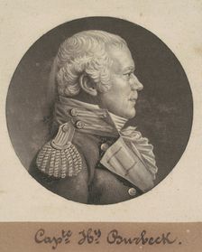 Henry Burbeck, 1806. Creator: Charles Balthazar Julien Févret de Saint-Mémin