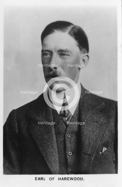 'Henry George Charles Lascelles, 6th Earl of Harewood' (1882-1947), 1937.  Artist: Unknown.