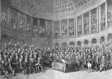 Henry Grattan moving the Declaration of the Irish Rights in the Irish House of Commons, 19 April 17 Creator: Unknown