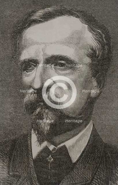 Henry d'Orléans (1822-1897), Duke of Aumale, French prince, son of King Louis-Philippe I, 1871.  Creator: Tomás Carlos Capuz.