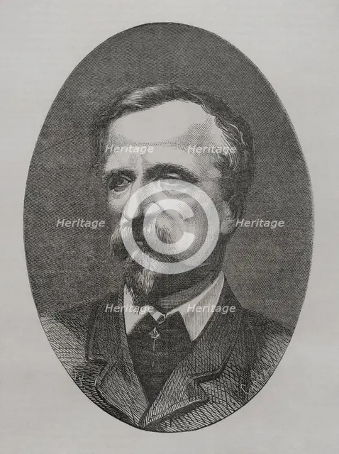 Henry d'Orléans (1822-1897), Duke of Aumale, French prince, son of King Louis-Philippe I, 1871.  Creator: Tomás Carlos Capuz.