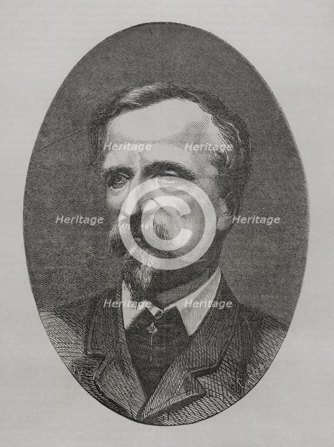 Henry d'Orléans (1822-1897), Duke of Aumale, French prince, son of King Louis-Philippe I, 1871.  Creator: Tomás Carlos Capuz.