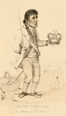 Henry Dimsdale, Mayor of Garratt 1821. Creator: Robert Cooper