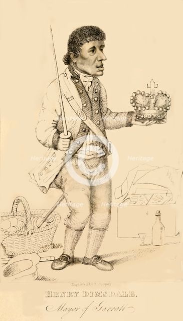 'Henry Dimsdale, Mayor of Garratt', 1821. Creator: Robert Cooper.