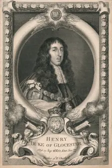 Henry, Duke of Gloucester 1736. Creator: George Vertue