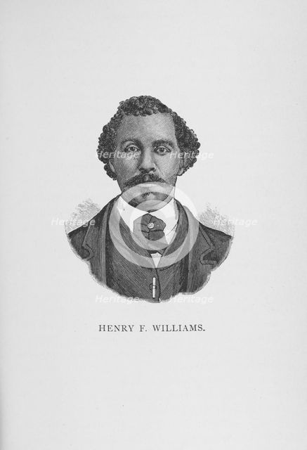 Henry F. Williams, 1887. Creator: Unknown.