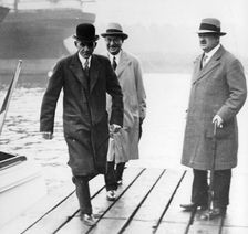 Henry Ford visiting Dagenham, Essex, c1930