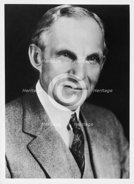 Henry Ford, American automobile engineer and manufacturer, 1908. Creator: Unknown.