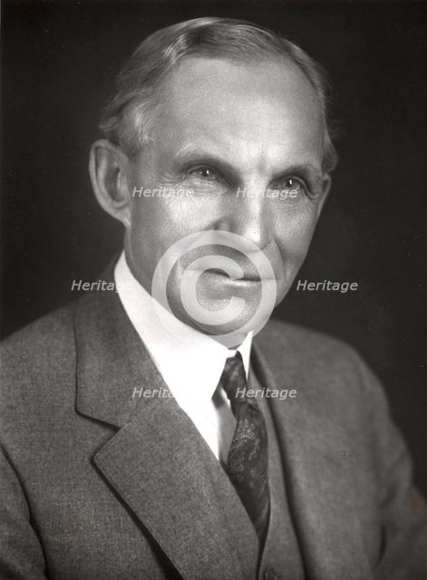 Henry Ford, American engineer and automobile manufacturer, c1910-c1930. Creator: Unknown.