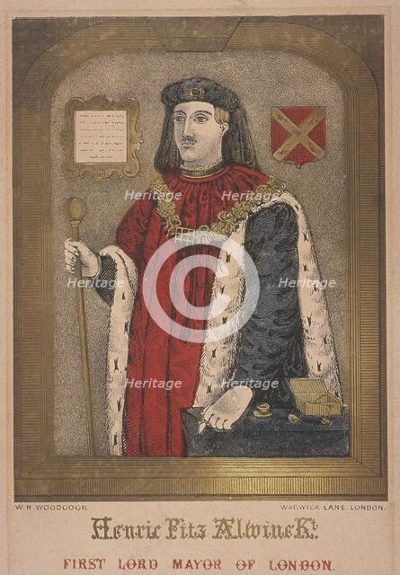 Henry Fitzailwin, c1850. Artist: WR Woodcock