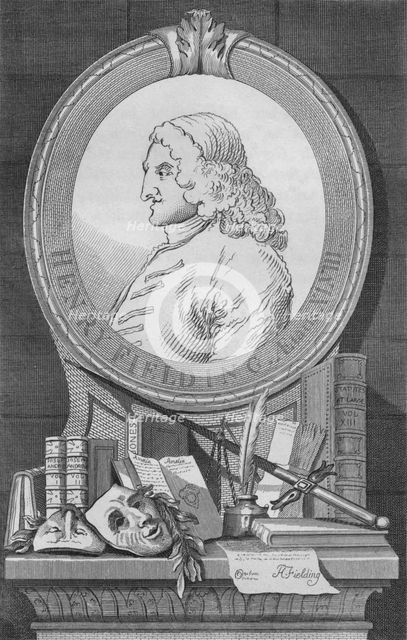 'Henry Fielding', c1754, (1827).  Creator: Unknown.