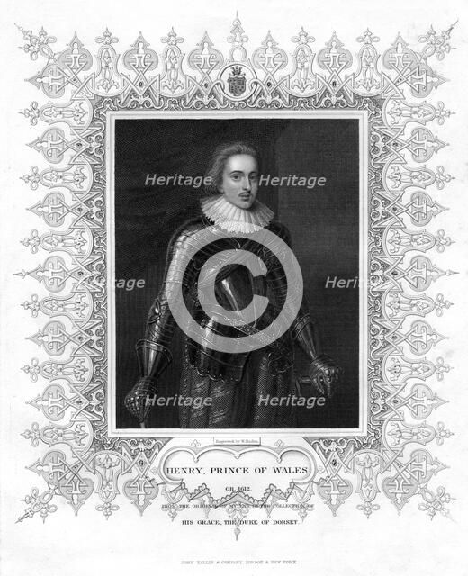 Henry Frederick Stuart, Prince of Wales, (19th century).Artist: William Finden