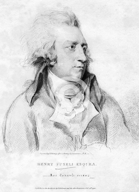 'Henry Fuseli', c18th century.Artist: T Holloway