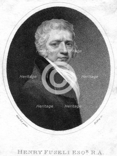 'Henry Fuseli', c19th century.Artist: Ridley