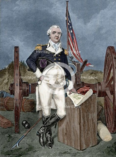 Henry Knox, American army officer, 19th century.  Creator: Unknown.