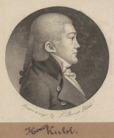 Henry Kuhl, 1802. Creator: Charles Balthazar Julien Févret de Saint-Mémin