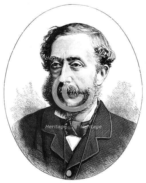 Henry Howard Molyneux Herbert (1831-1890), 4th Earl of Carnarvon. Artist: Unknown