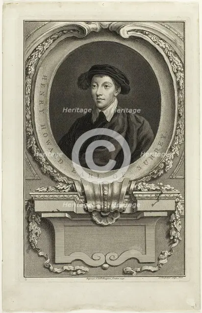 Henry Howard, Earl of Surrey, n.d. Creator: Jacobus Houbraken.