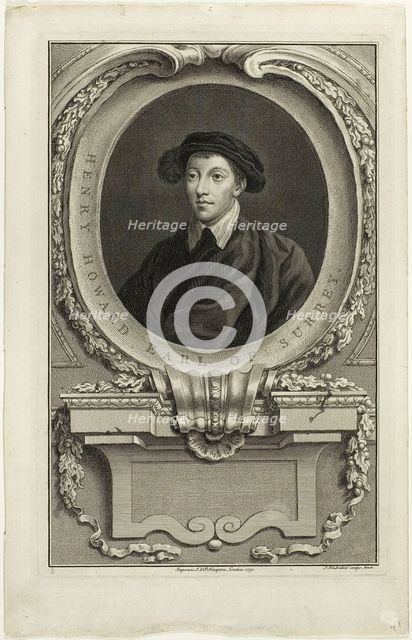 Henry Howard, Earl of Surrey, n.d. Creator: Jacobus Houbraken.