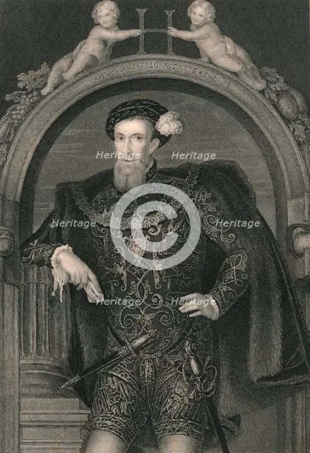 'Henry Howard, Earl of Surrey', c1546, (early-mid 19th century).  Creator: John Cochran.