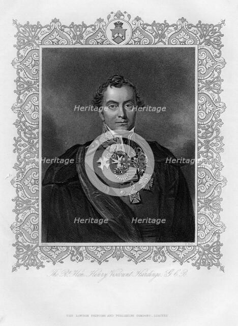 Henry Hardinge (1785-1856), 1st Viscount Hardinge, 19th century.Artist: Eddis