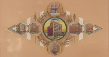 Henry Heide Confectionary Co.- Seven Buildings Occupied by the Business, after 1882. Creator: Anon