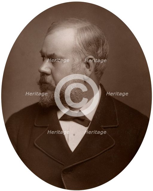 Henry Hugh Armstead, RA, British sculptor and illustrator, 1883.Artist: Lock & Whitfield
