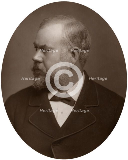 Henry Hugh Armstead, RA, British sculptor and illustrator, 1883.Artist: Lock & Whitfield