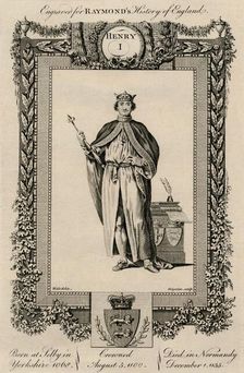 Henry I (1068-1135), c1787