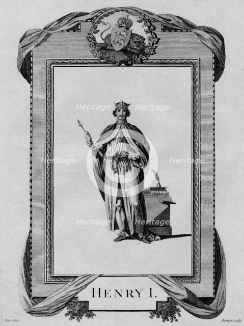 'Henry I', 1783.  Artist: John Keyse Sherwin.