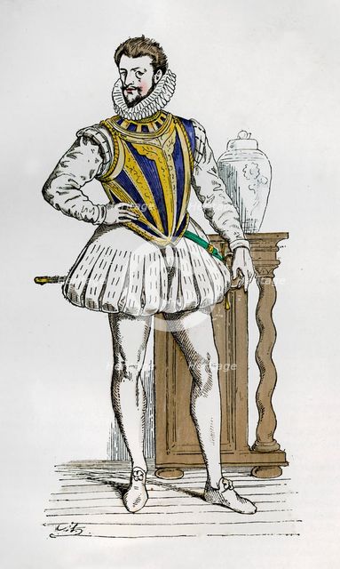 Henry I, Duke of Guise, French soldier and politician, 16th century (1882-1884). Artist: Unknown