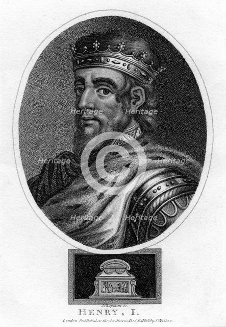 Henry I, King of England, (1803).Artist: J Chapman