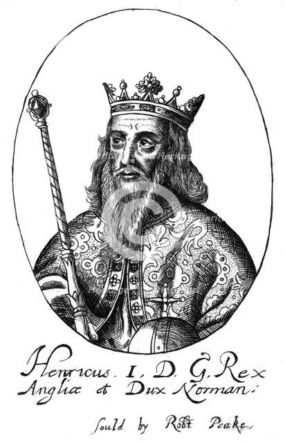 Henry I, King of England.Artist: Robert Peake