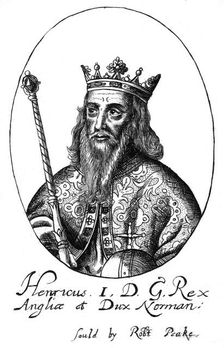 Henry I, King of England.Artist: Robert Peake
