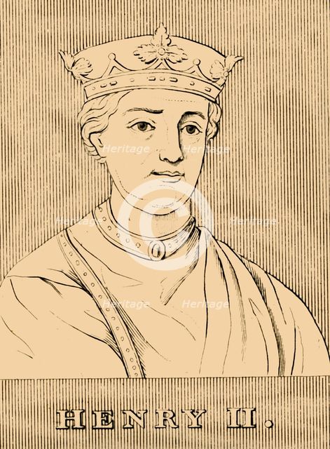 'Henry II', (1133- 1189), 1830. Creator: Unknown.