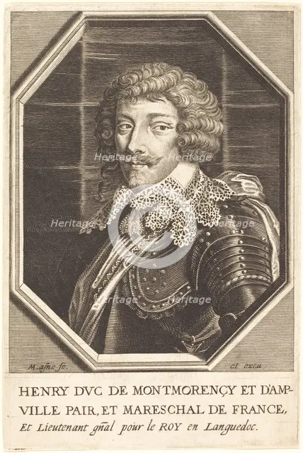 Henry II, Duke of Montmorency. Creator: Michel Lasne.