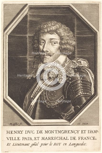 Henry II, Duke of Montmorency. Creator: Michel Lasne.