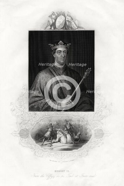 Henry II, King of England, 1860. Artist: Unknown