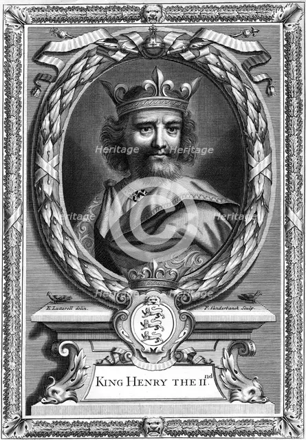 Henry II, King of England.Artist: P Vanderbanck