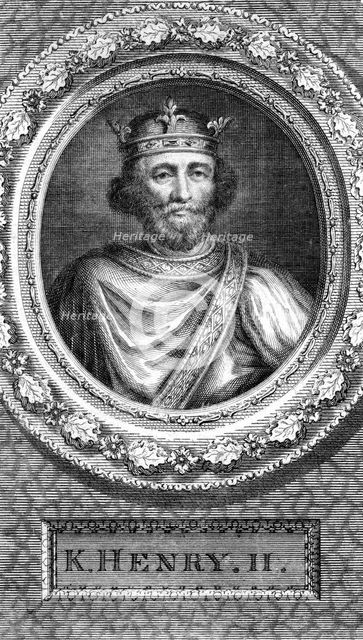 Henry II, King of England.Artist: George Vertue