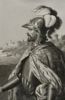 Henry II of Castile, (1334-1379), called Henry of Trastamara or the Fratricidal, 1853. Creator: Antonio Roca Sallent