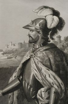 Henry II of Castile, (1334-1379), called Henry of Trastamara or the Fratricidal, 1853. Creator: Antonio Roca Sallent
